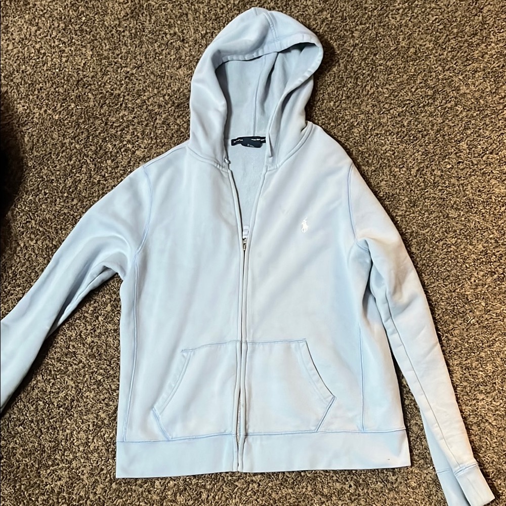 Ralph Lauren Light Blue Hoodie Jacket